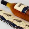 Buy cheap Custom Gold Foil Wine Sticker Labels Luxury Printing Blue Black Red Bottle from wholesalers