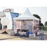 Buy cheap 5X5m Pagoda Party Tent for rental, High Peak Pagoda Party Tent, Outdoor event party tent with printing from wholesalers