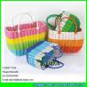 Buy cheap LUDA 2015 new arrival trendy colorful pp straw beach towel tote bag from wholesalers