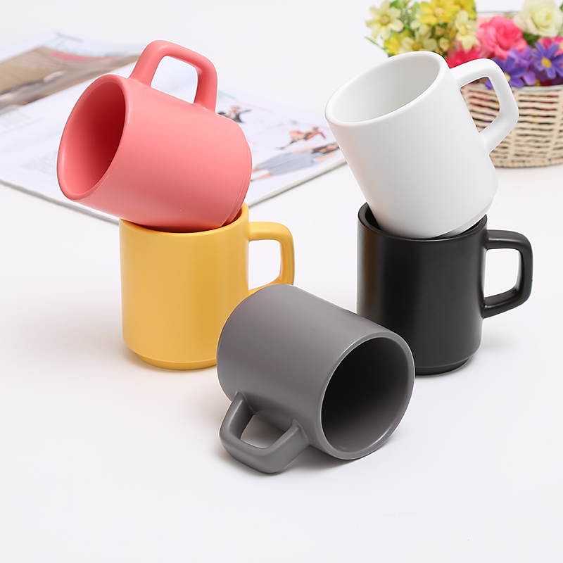 Customized LOGO Ceramic Anniversary Gift Mugs For Coffee Tea