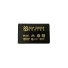 Buy cheap Steel Brass Matt Black Metal Business Cards With Laser Engrave Logo Name from wholesalers