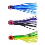 Small size soft head octopus skirt bait sea trolling fishing lure salt water