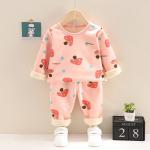 110cm Spandex Childrens Thermal Suit For Cold Weather Pajamas Thickened Winter