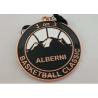 Buy cheap Zinc Alloy Basket Ball Sports Enamel Medal Nickel Plating With 900 * 25 Mm Ribbon from wholesalers