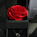 Hot selling eternal rose jewel case forever rose gift for wife