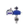 Buy cheap DN25 V Notch Pneumatic Wafer Type Ball Valve from wholesalers