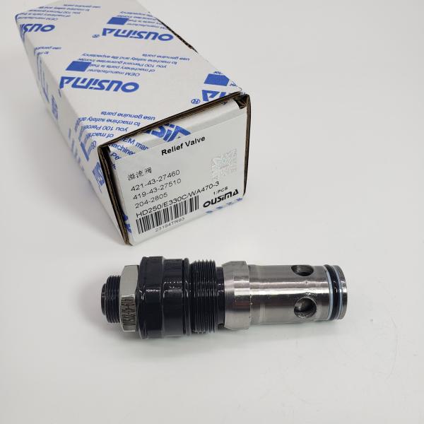 Buy cheap 421-43-27460 419-43-27510 204-2805 Relief Valve For HD250 E330C WA470-3 from wholesalers