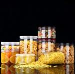 Buy cheap 100ml 85mm Dia Clear Plastic Storage Jars Container Food Grade from wholesalers