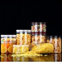 Buy cheap 100ml 85mm Dia Clear Plastic Storage Jars Container Food Grade product