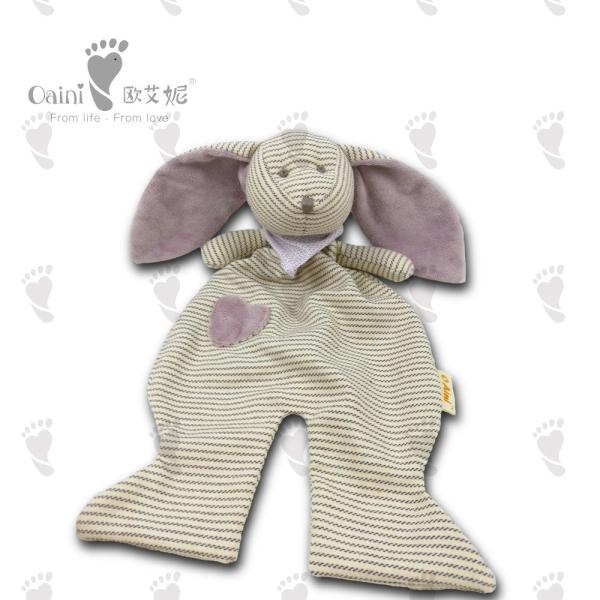 Buy cheap Fashion Animal Scarf Stripe Plush Rabbit Baby Security Soothing Towel from wholesalers