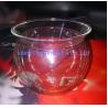 Buy cheap Kitchen Glass Caviar Server , Round Shaped Caviar Plate Plus Bowl For Ice from wholesalers