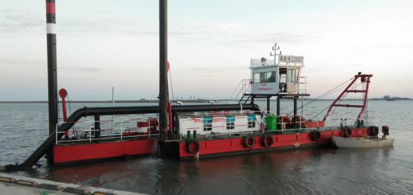 Buy cheap Geologic 1500m3/H Submersible Gold River Dredger 25m Length from wholesalers