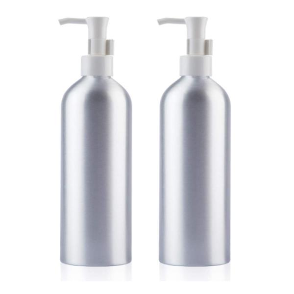 Buy cheap 300ml 500ml Matte Black Aluminum Spray Bottle With Trigger Lotion Pump Bottle from wholesalers