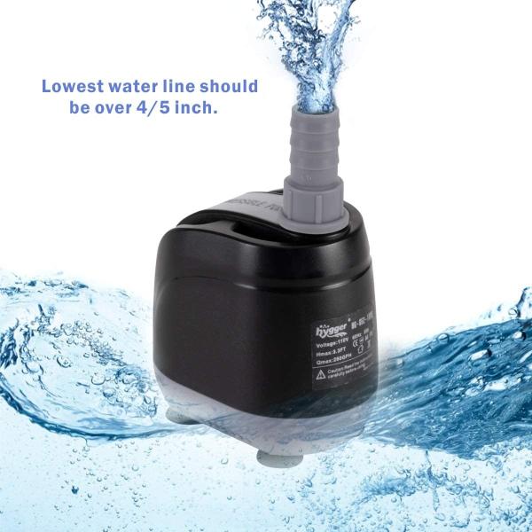 Buy cheap 3 Nozzles 1180GPH Submersible Fish Tank Pump 50w from wholesalers