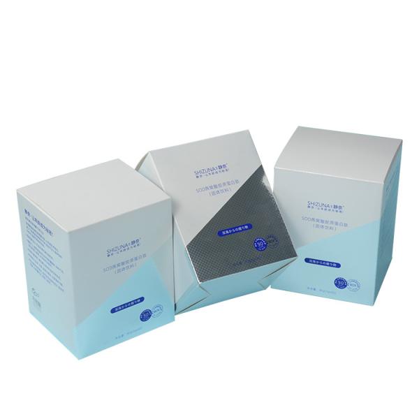 Buy cheap 375Gsm PET Custom Printed Paper Boxes , varnishing Cosmetic Paper Box Packaging from wholesalers