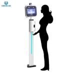 Stainless Steel 16G EMMC Face Recognition Infrared Thermometer
