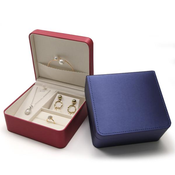 Buy cheap Custom Ring Earrings And Necklace Gift Box Set For Travel Jewelry Storage from wholesalers