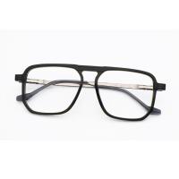 Buy cheap Adjustable Temple Lightweight Design Pure Titanium Acetate Eyeglasses 88297 product