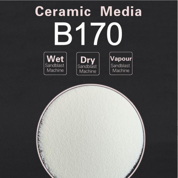 Buy cheap Iron Free Ceramic Micro Beads B170 Blasting Media For Alloy Surface Finishing from wholesalers