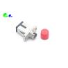 Buy cheap SC Female - FC Female Simplex Hybrid Fiber Optic Adapter Ceramic Sleeve Red Cup With Metal Material from wholesalers