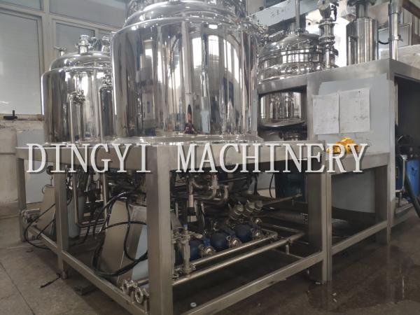 Buy cheap Powerful Vacuum Mixer Homogenizer / 350L Pharmaceutical Mixing Equipment from wholesalers