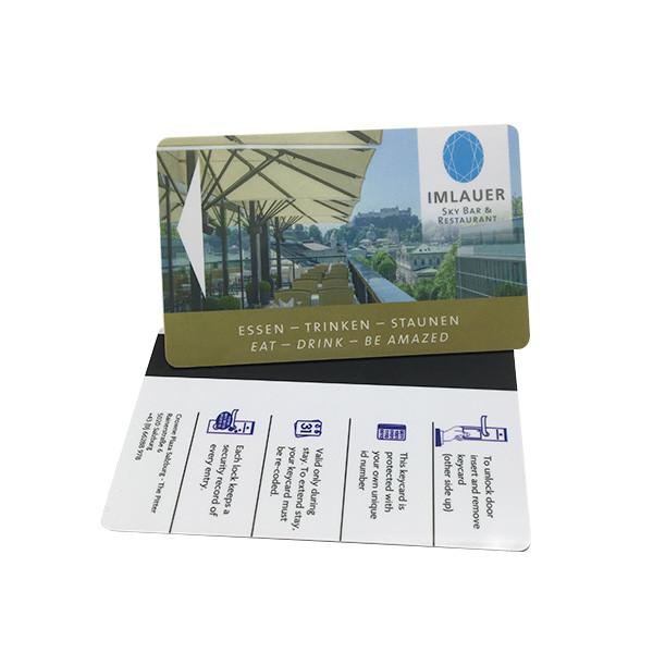 Buy cheap Magnetic Stripe RFID Hotel Key Card Door Lock Customized Printing from wholesalers