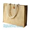 Buy cheap Reusable Natural Eco Personalised Hessian Jute Shopping Bags,Eco Shopping Wine Tote Clutch Supplier Small Gift Beach Pri from wholesalers
