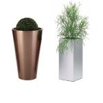 Street decoration steel luxury flower container garden planter