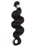 5A No Tangle 100 Natural Human Hair Extensions For Black Hair Body Wave