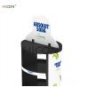 Buy cheap Customized White 4-Tiers Metal Creative Soft Drink Displays Rack from wholesalers
