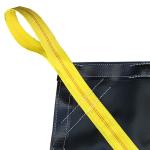 100% Polyester PVC Snow Tarps Easy To Install All Weather Protection with