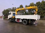 8 Ton Dongfeng Truck 4WD Offroad Mounted Crane For Municipal Construction And
