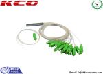 FTTH Passive Optical Splitter Fiber Optic G675A 1x16 / 1*16 Blockless PLC