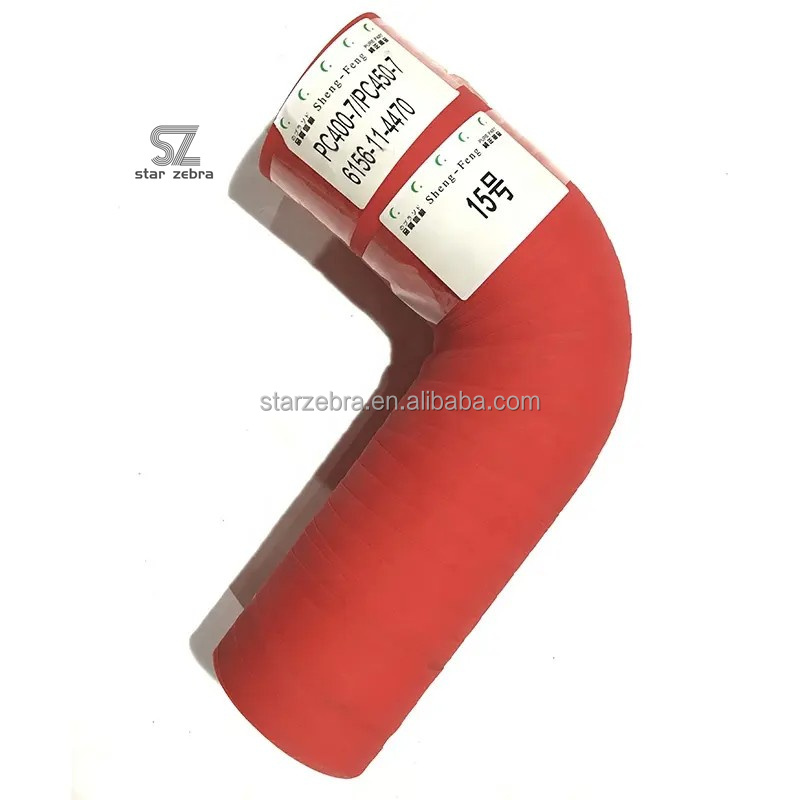Guarantee Excavator Rubber Parts PC400-7 PC450-7 Air Intercooler Hose for Construction Works High Guarantee