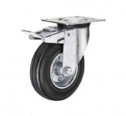 Buy cheap Industry Rubber Caster with Brake from wholesalers
