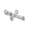 Buy cheap 2.50 Grams Sterling Silver Crucifix Pendant Valentines Day Mens from wholesalers