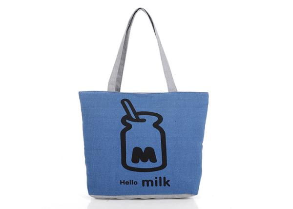 Buy cheap Colored Large Eco Canvas Bags Reusable Tote Bags For School from wholesalers