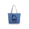 Buy cheap Large Navy Blue Canvas Grocery Tote Bags Reusable Personalized Shopping Bags from wholesalers