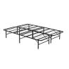 Buy cheap Mail Packing Y Black Steel Folding Bed Bases for Double Beds Hassle-Free Shipping from wholesalers