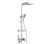 304 Stainless Steel Shower Set Wall Mounted Hot And Cold Taps