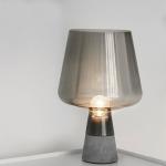 Nordic Amber Industrial Table Lamp Bedroom Bedside concrete table lamp(WH-MTB-47
