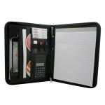 ODM Nontoxic Business Portfolio Case , Moistureproof Leather A4 Conference