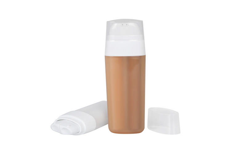 Two Tubes BPA-free 15ml 30ml PP Customized Color Airless Bottle with Skin Care Cosmetic Packaging UKA05