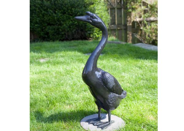 Buy cheap Outdoor Modern Life Size Bronze Statue Casting Finish Animal Goose Sculpture from wholesalers