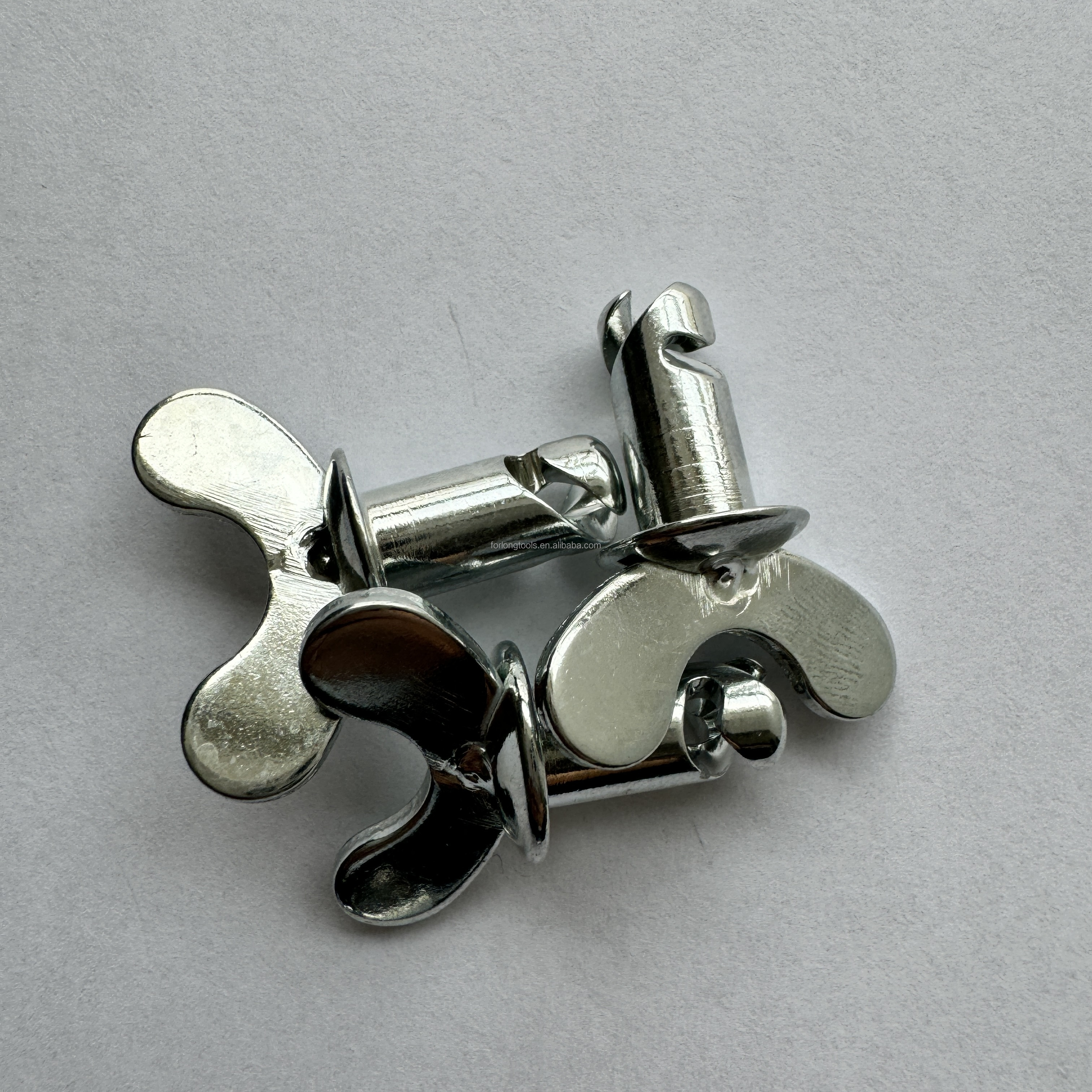 Replace/Repair Purpose OEM Accepted Dzus Dome Butterfly Head Buttons with Handle Silvery 7/16"x.500" Steel Sprint Car