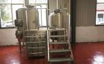 Stainless Steel 500L Craft Mini Brewery Equipment With 2 Refrigeration Machine