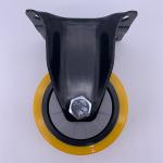3 inch Rigid Plate PU Caster