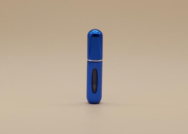 Buy cheap Royal Blue Refillable Plastic Spray Bottles 5ml For Liquid Cosmetic Packing from wholesalers