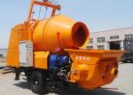 Trailer Mounted Concrete Mixer Pump 40m3/H Capacity For Hydraulic Engineering
