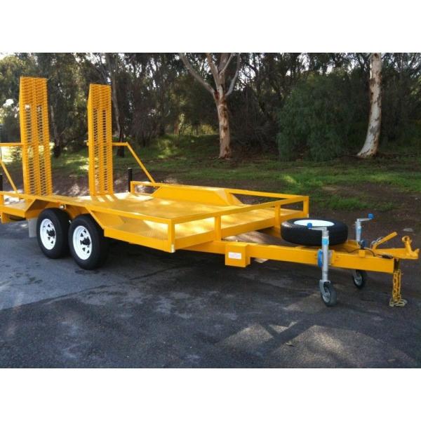 Buy cheap 3200 KG 8x5 Tandem Plant Trailer , Heavy Duty Equipment Trailers For Transport from wholesalers